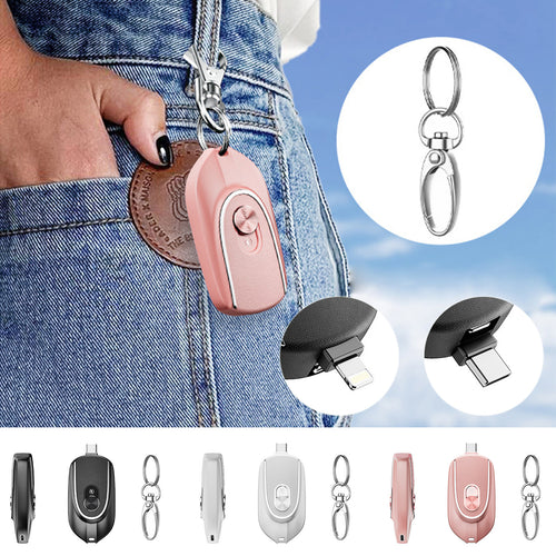 2 In 1 Mini Keychain Power Bank